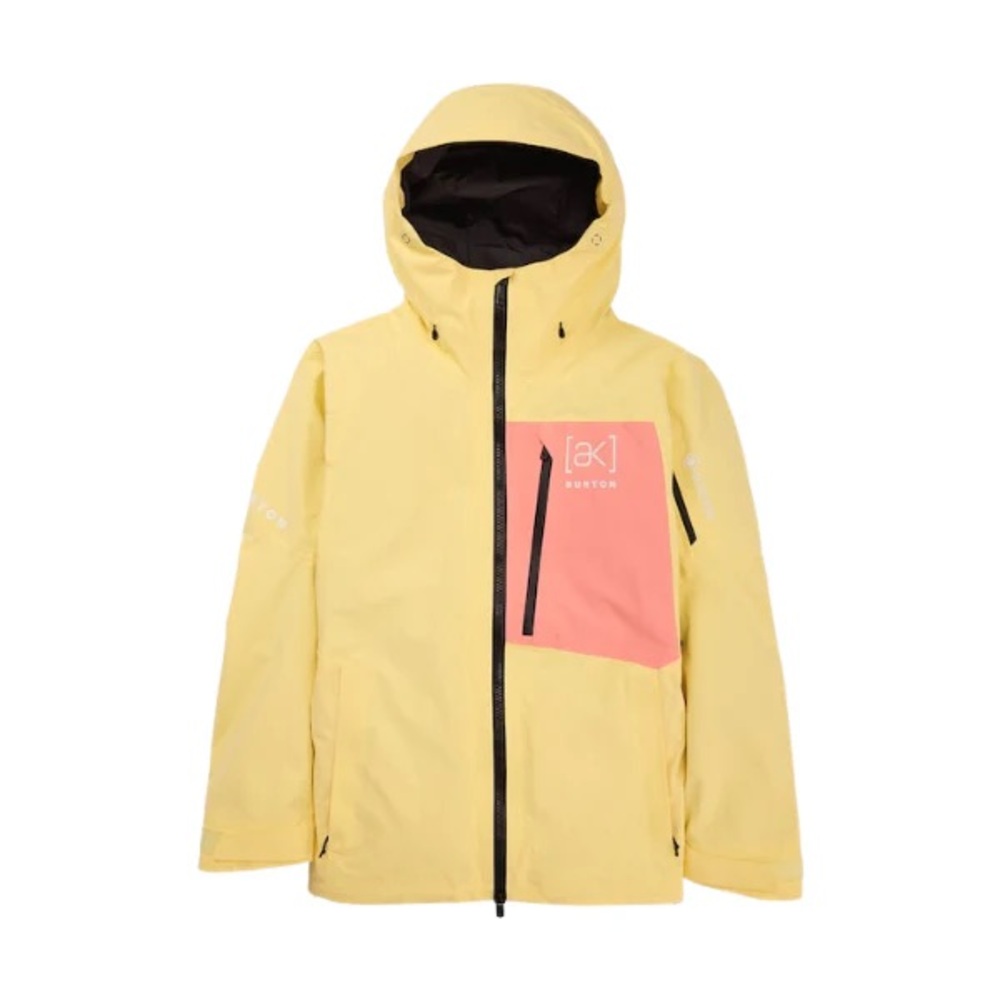 Burton AK Cyclic Men’s Jacket XL Buttermilk & Reef Pink BRAND NEW NWOT